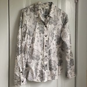 Madewell Shrunken Boy Shirt in Mapview